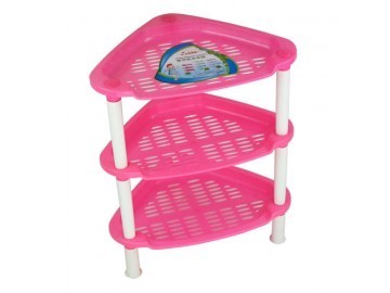 新款中号三角形厨房置物架 角落空间的收纳艺术